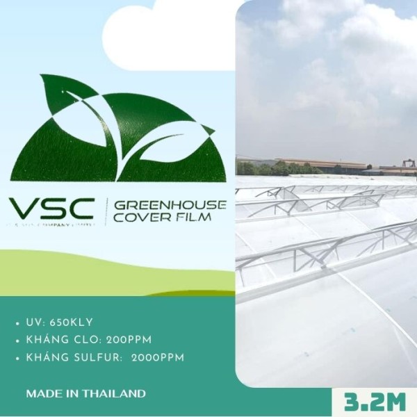 Màng nhà kính Thái Lan - VSC khổ 3.7m x 100m